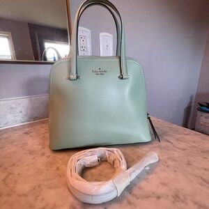 Kate Spade Medium Dome Leather Patterson Drive Satchel Handbag | EUC